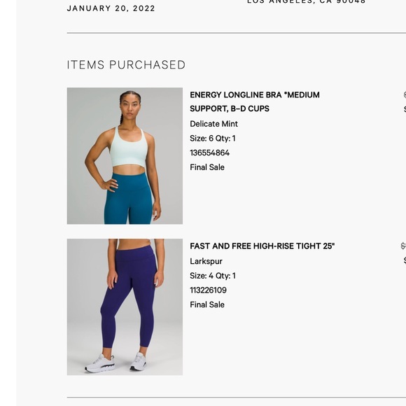 Lululemon Energy Longline Bra - Picture 6 of 6